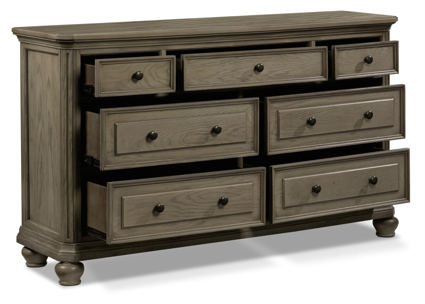 Antigo Dresser - Wire-Brushed Grey
