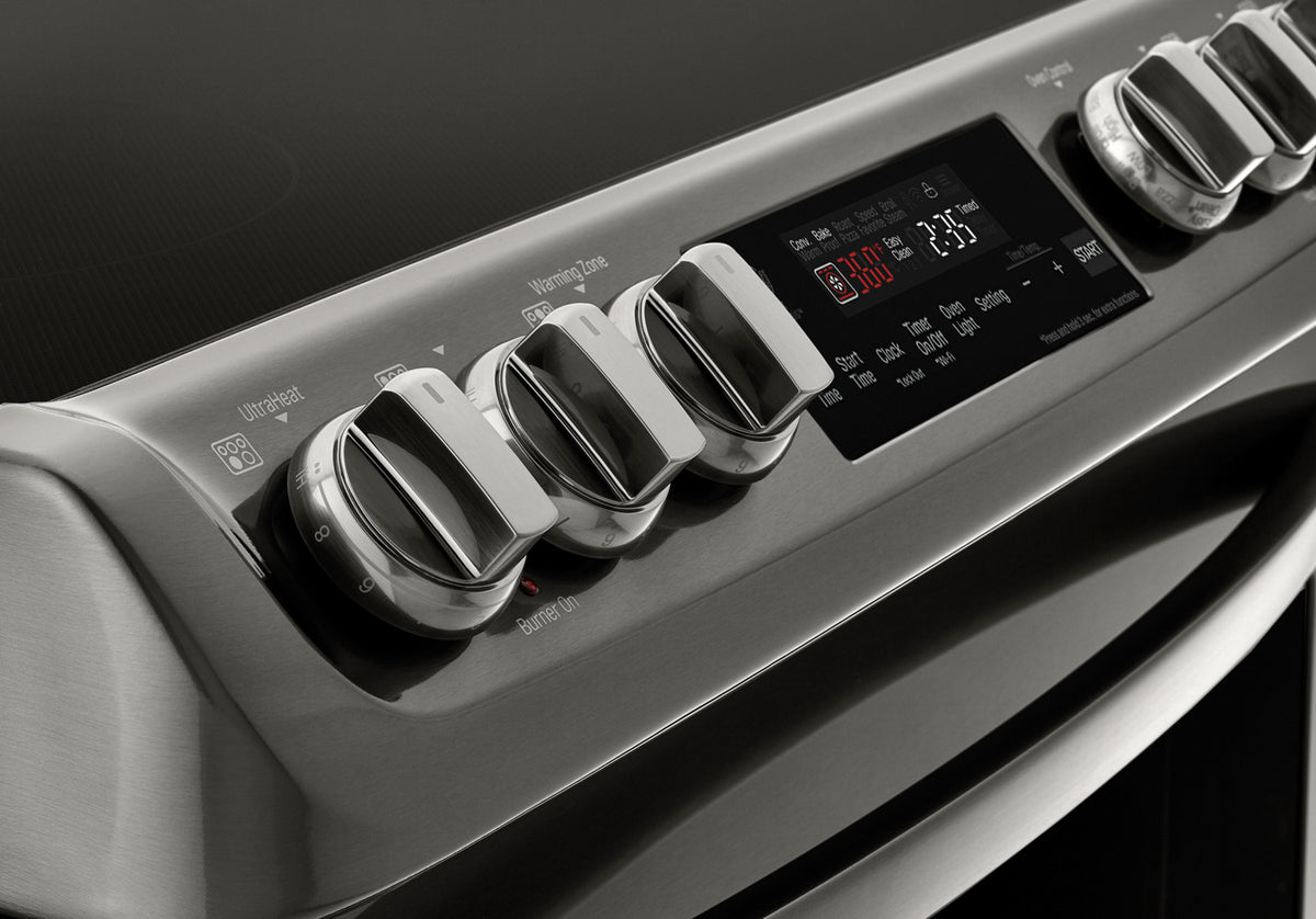 LG Appliances Black Stainless Steel Slide-In Electric Range (6.3 Cu. Ft.) - LSE4611BD