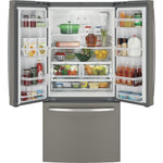 GE Slate Counter-Depth French Door Refrigerator (18.6 Cu. Ft.) - GWE19JMLES