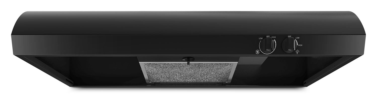 Whirlpool Black 30" 225 CFM Range Hood - UXT4230ADB