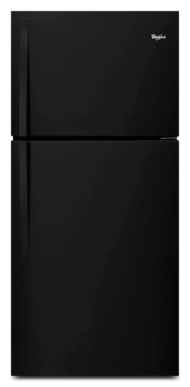 Whirlpool 30" 19.2 Cu. Ft. Black Top-Freezer Refrigerator - WRT549SZDB