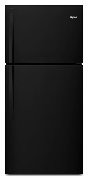 Whirlpool 30" 19.2 Cu. Ft. Black Top-Freezer Refrigerator - WRT549SZDB
