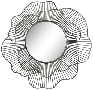 Lotus Mirror - Silver