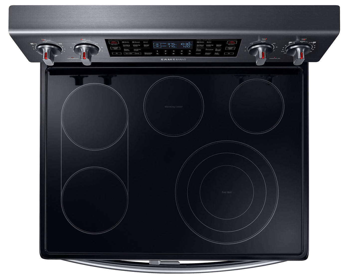 Samsung Black Stainless Steel Freestanding Electric Convection Range (5.9 Cu. Ft.) - NE59J7850WG/AC