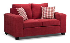 Fava Loveseat - Red