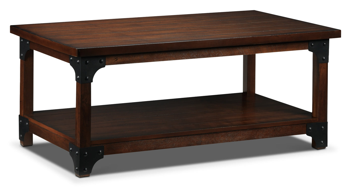 Wellington 46" Coffee Table with 2 End Tables - Walnut
