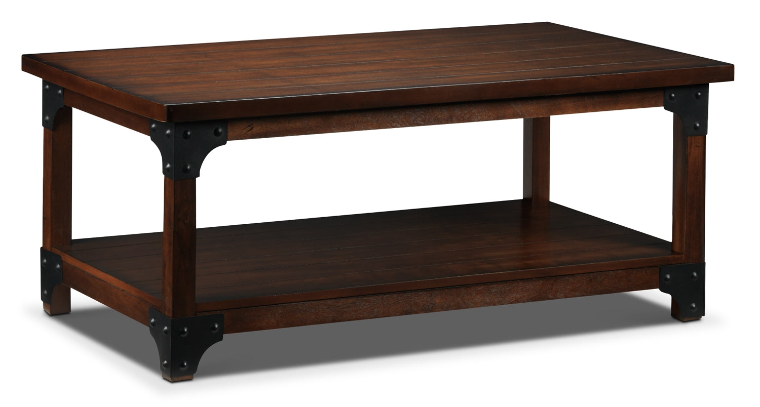 Wellington 46" Coffee Table with 2 End Tables - Walnut