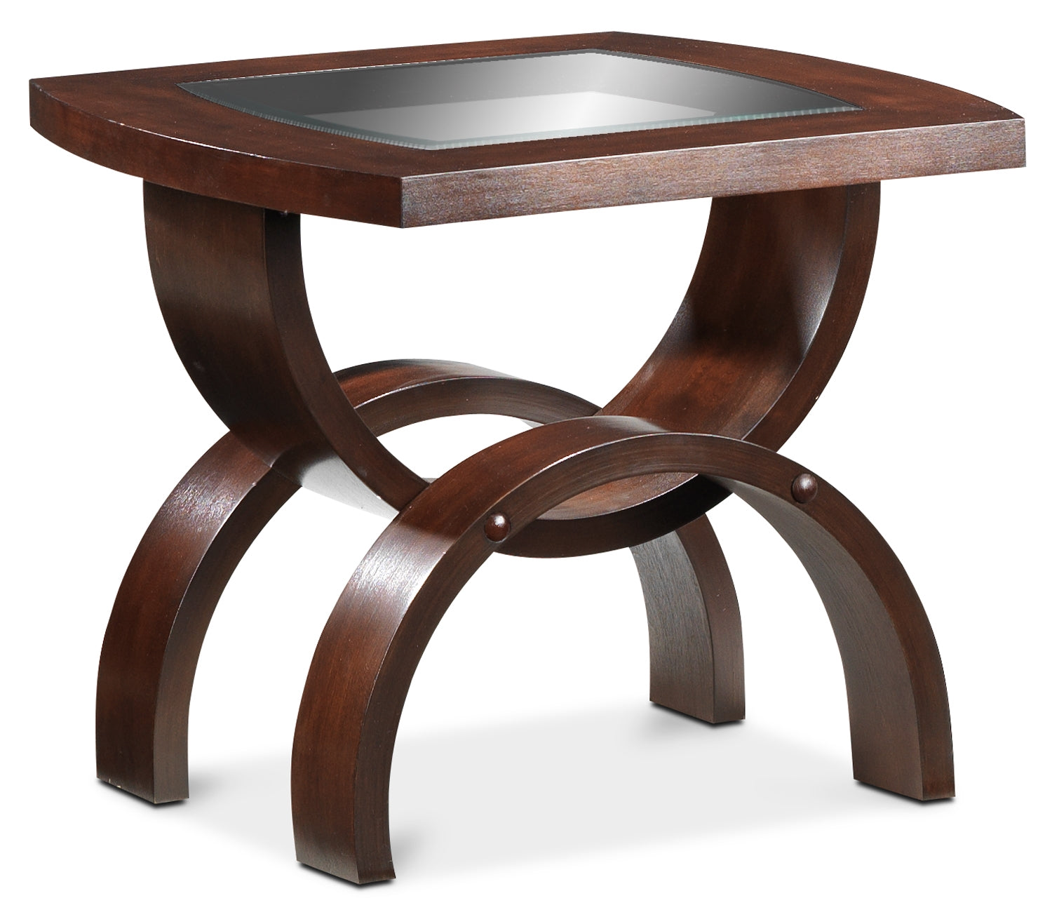 Barton End Table - Chocolate