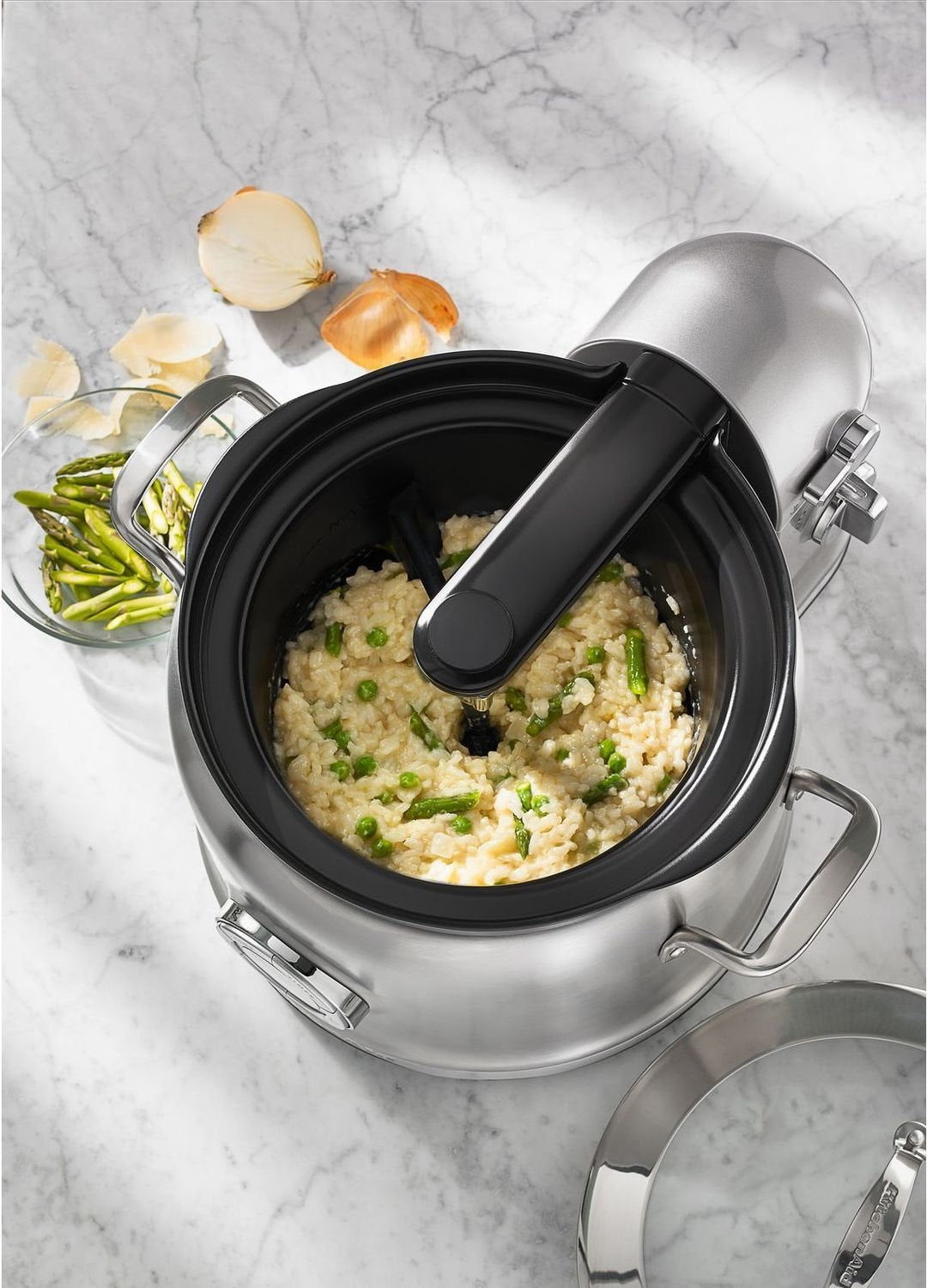 KitchenAid Stainless Steel 4-Quart Multi-Cooker w/ Stir Tower Accessory - KMC4244SS