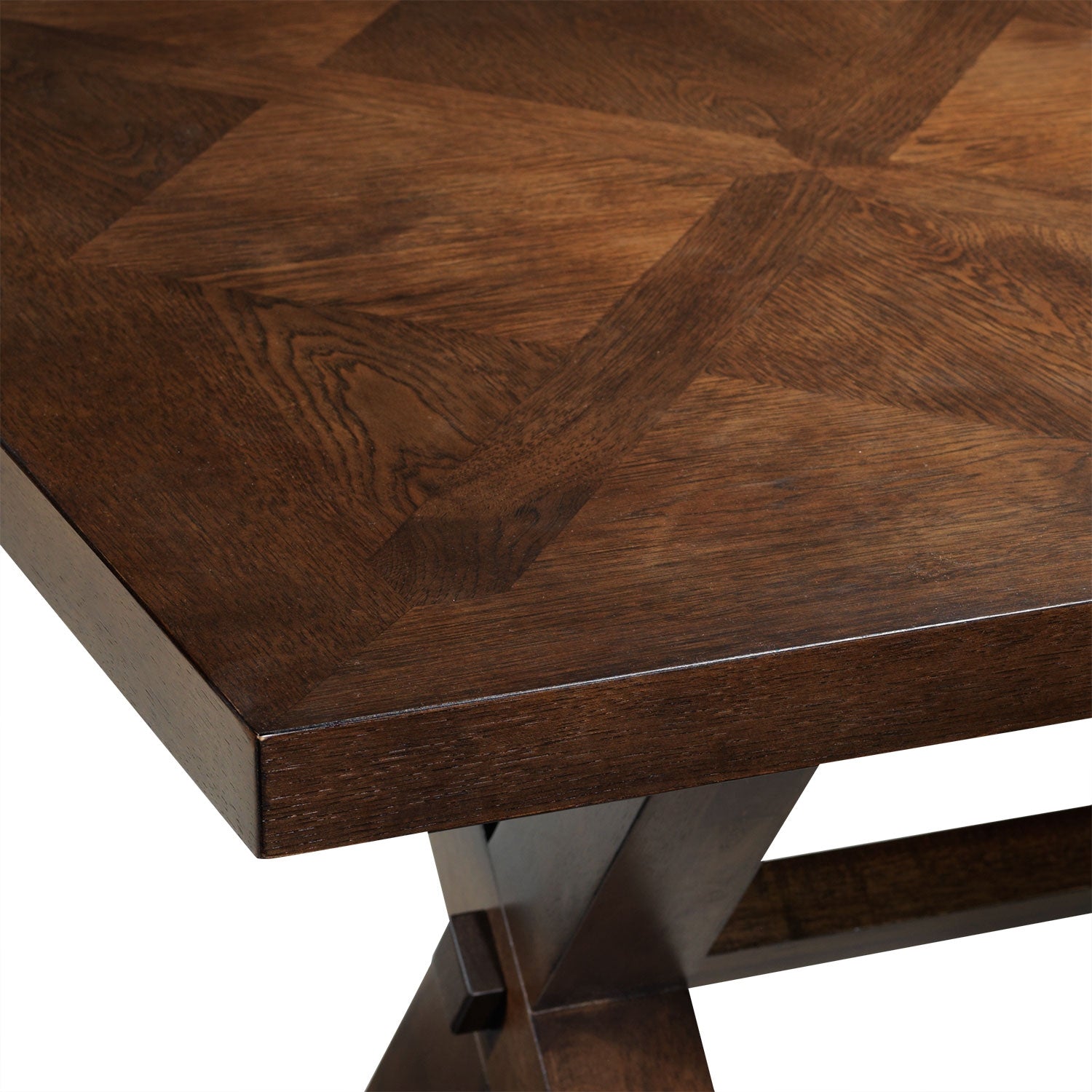 Claira Extendable Dining Table - Rustic Brown