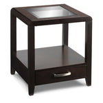 Avery End Table - Espresso