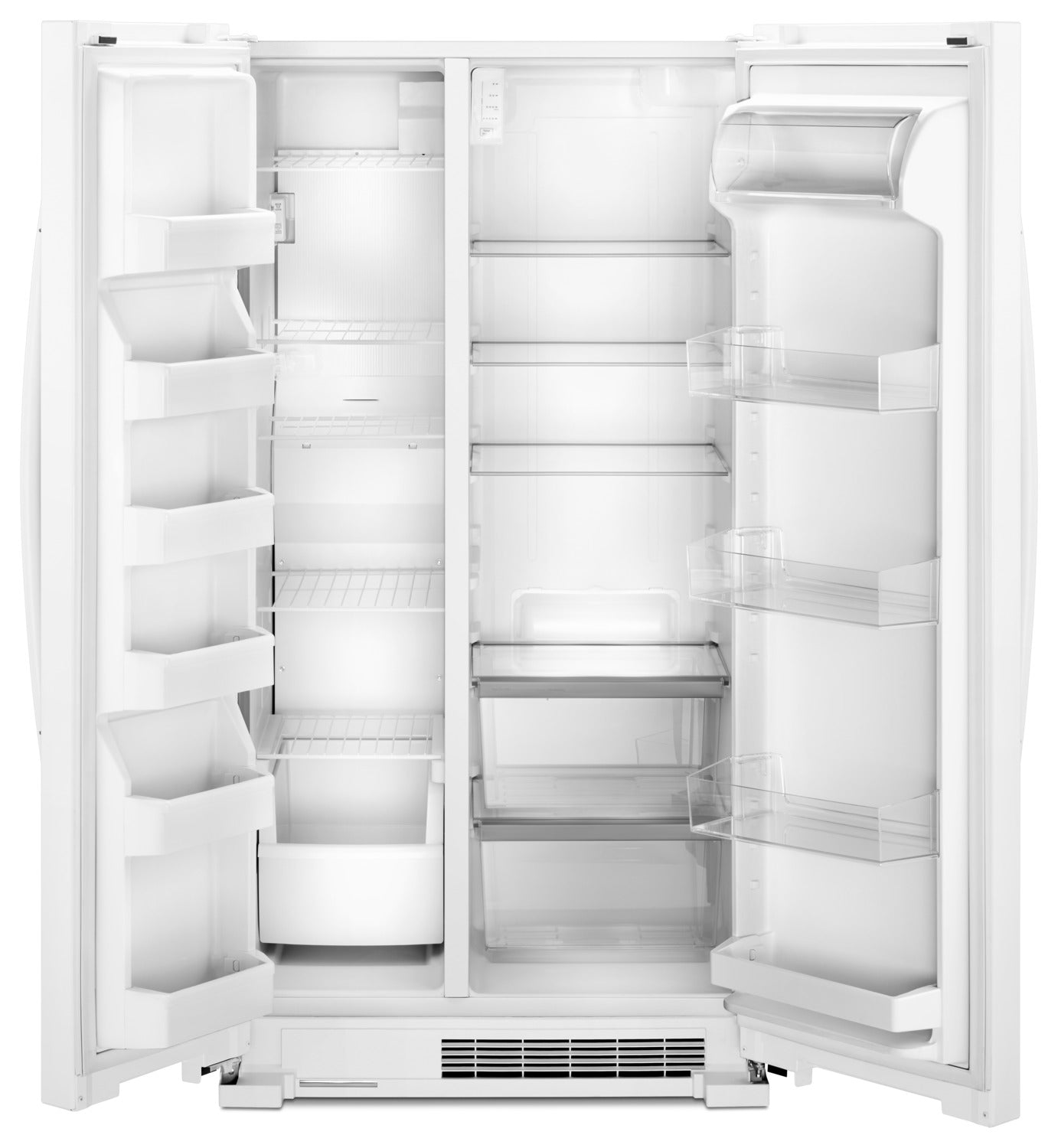 Whirlpool 35.88" 25 Cu. Ft. White Side-by-Side Refrigerator - WRS315SNHW