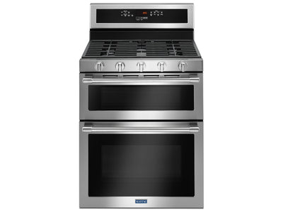 Maytag Stainless Steel Freestanding Gas Double Oven (6.0 Cu. Ft.) - MGT8800FZ