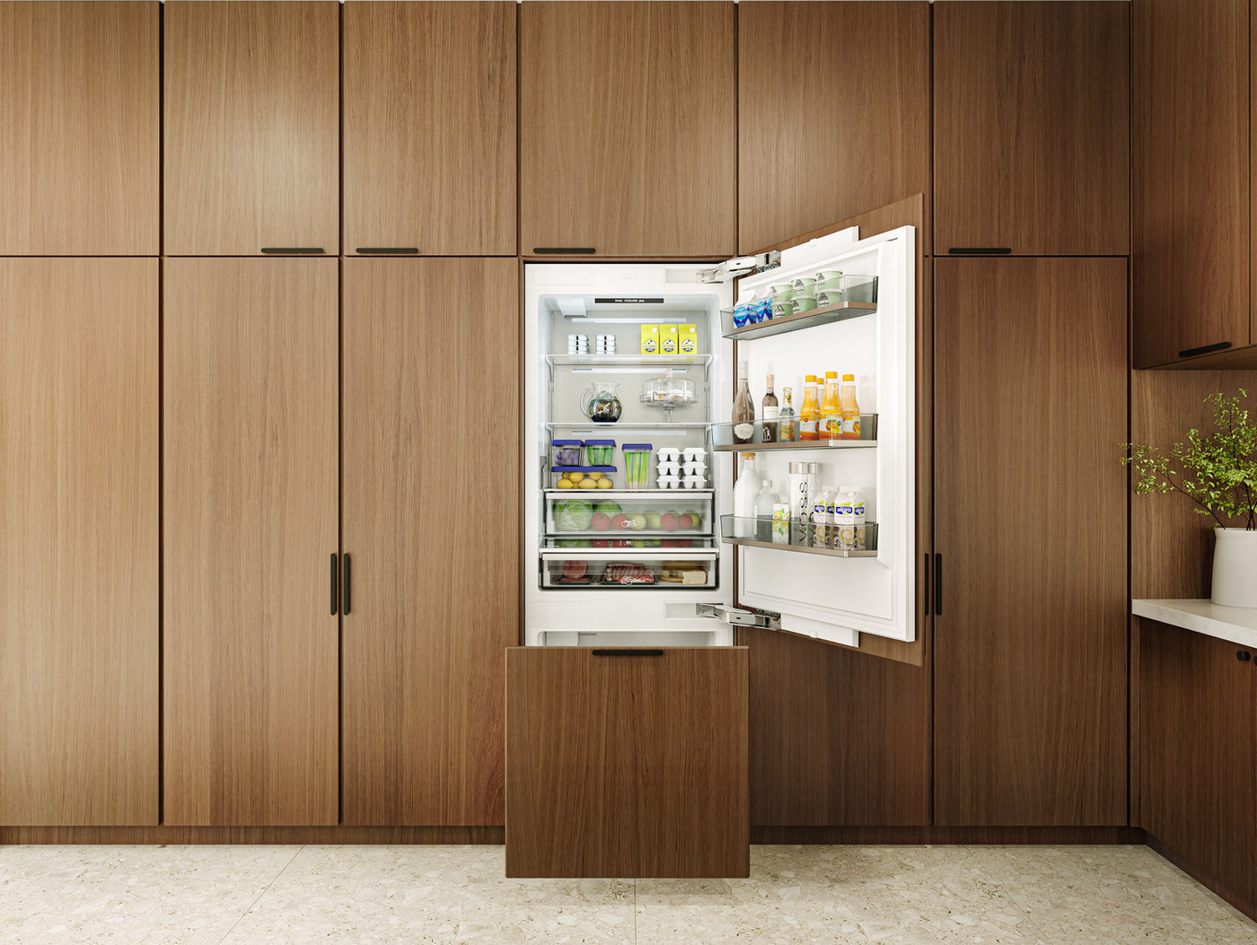 Thor Kitchen Built-In Panel Ready Bottom Mount Refrigerator (16.1 cu ft.) - XRF3016BBP