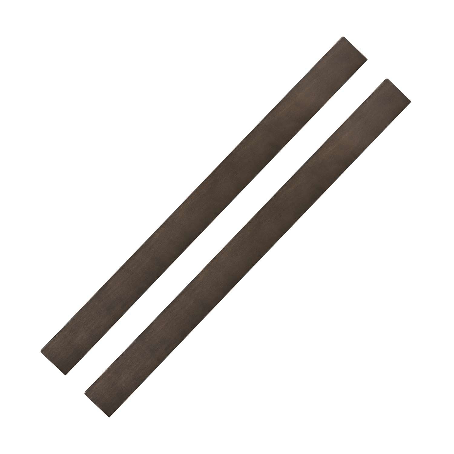 Martina Full Size Bed Rails - Walnut Brown