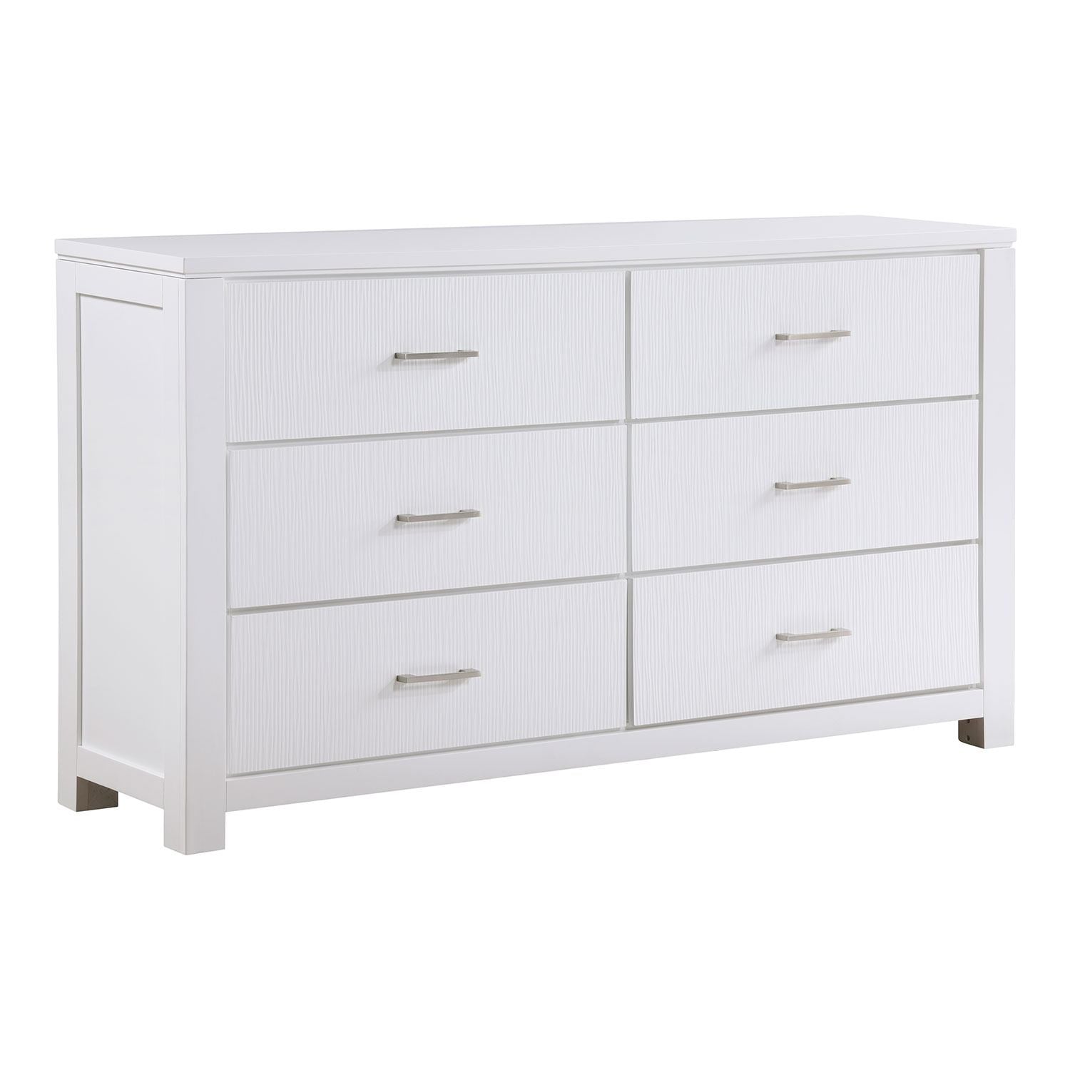 Paris 6-Drawer Dresser - White