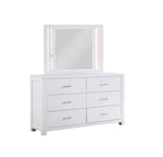 Paris 6-Drawer Dresser - White