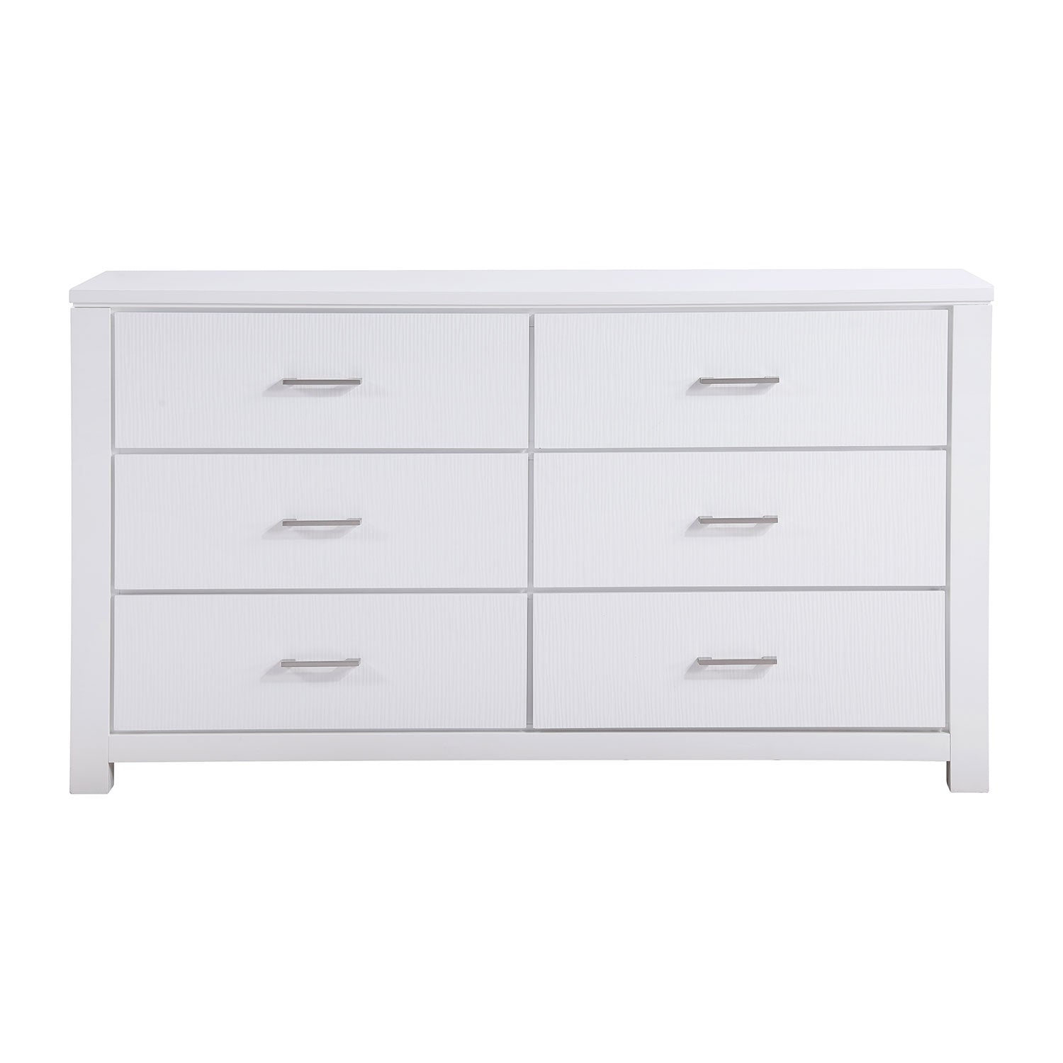 Paris 6-Drawer Dresser - White