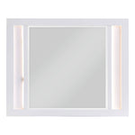 Paris Mirror with LED Lighting - White