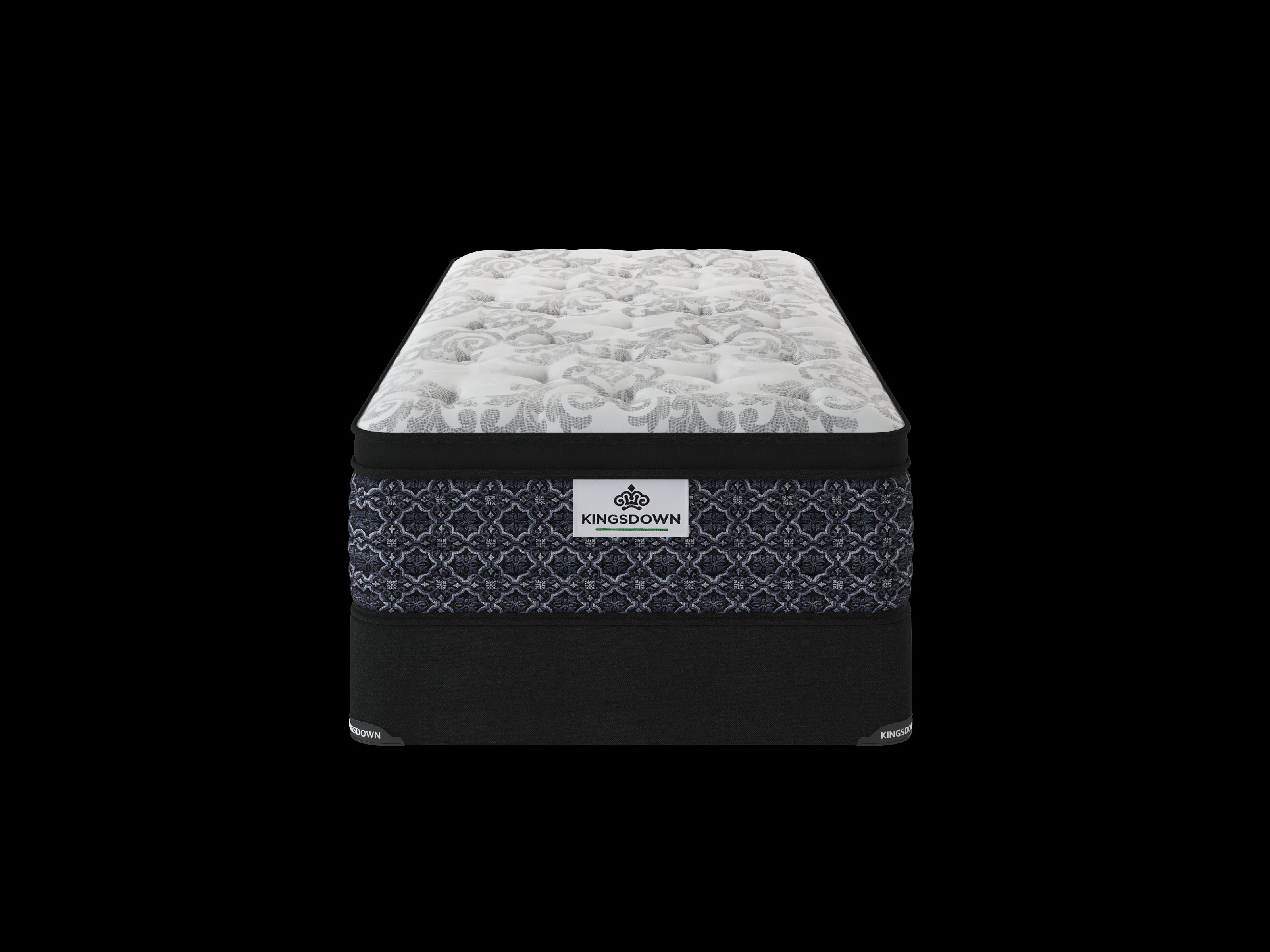 Kingsdown Percy Medium Euro Top Twin Mattress and Boxspring Set