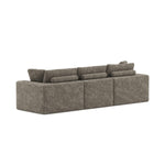 Jade All Foam Sectional - Brown