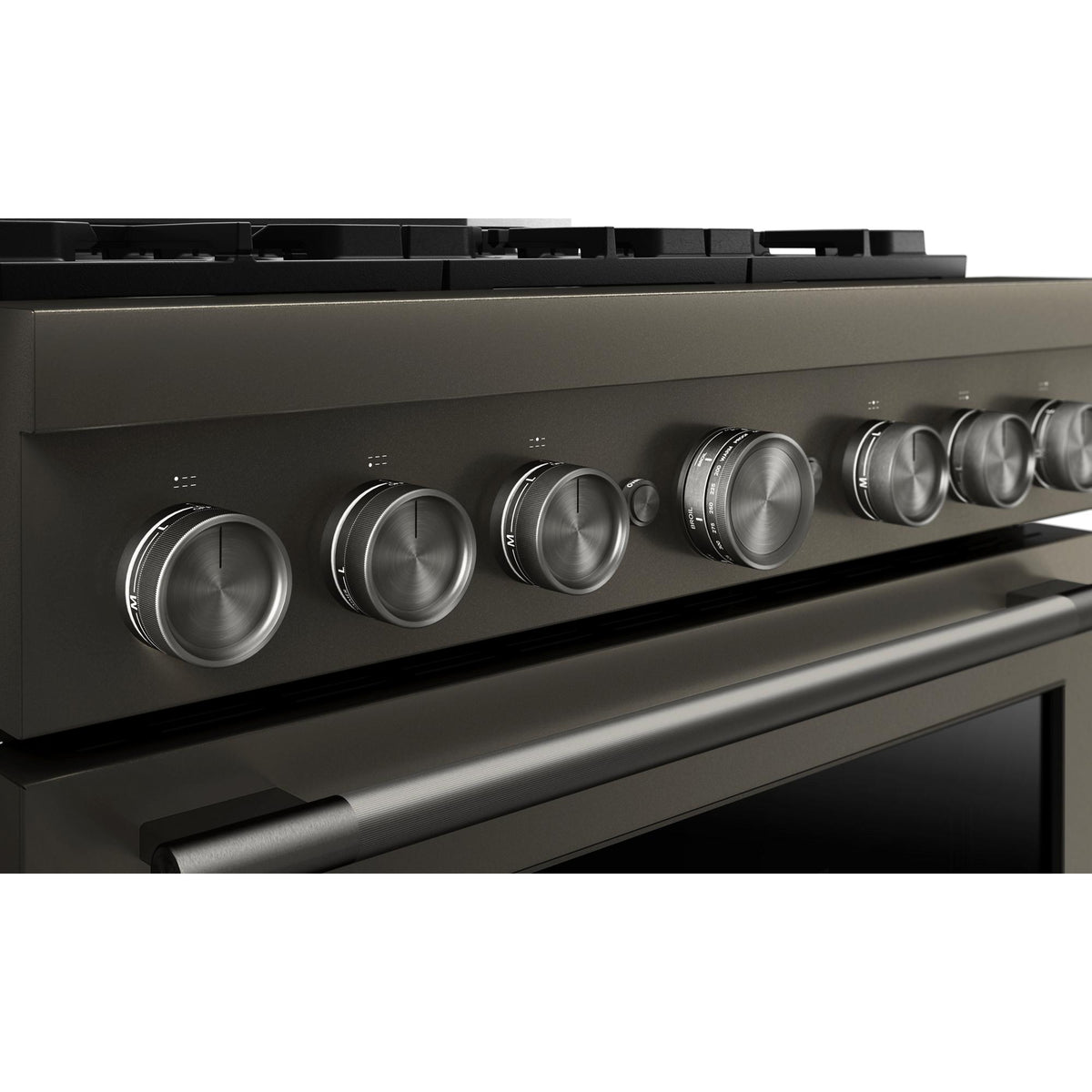 KitchenAid Black Ore Slide-In Gas Range (5 cu. ft.) - KFGS936SBE