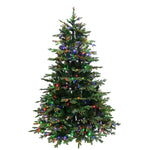 Talinn 7ft European Balsam Fir Pre-Lit LED Christmas Tree - Warm White/Multi-coloured