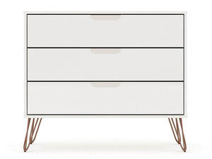 Nuuk 3-Drawer Dresser - White