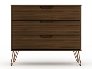 Nuuk 3-Drawer Dresser - Brown