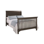 Martina Full Size Bed Rails - Walnut Brown