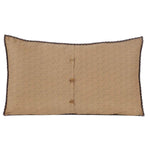 Avon King Sham - Burgundy/Navy