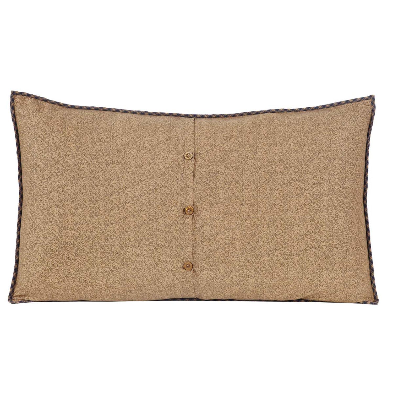 Avon King Sham - Burgundy/Navy