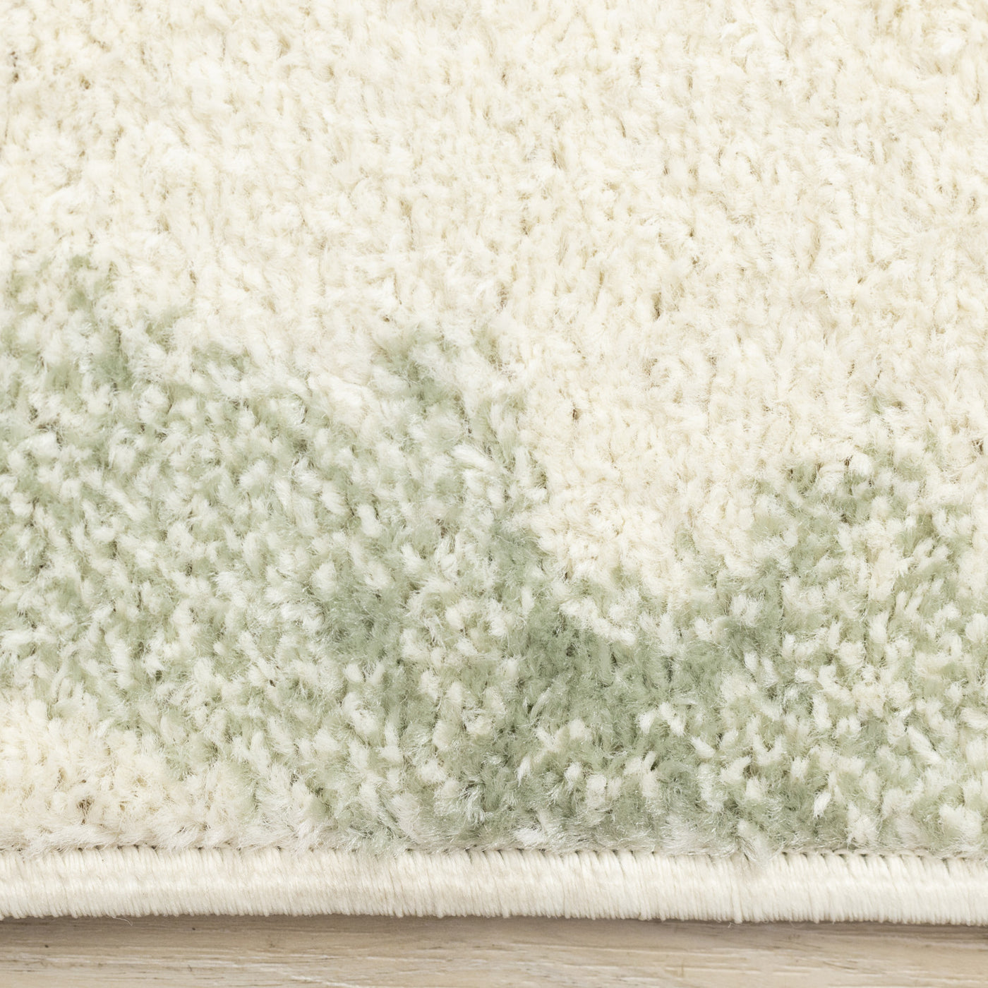 Elise Contemporary Botanical Area Rug - Cream Green - 8' X 11'
