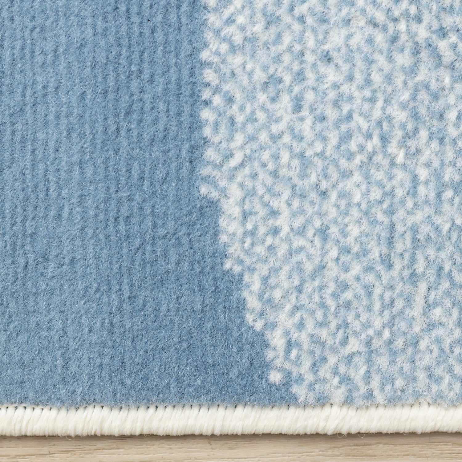 Kids Baby Penguin Area Rug - Grey Blue - 5' X 8'