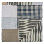 Lapwai King Quilt - Warm Grey/Washed Blue