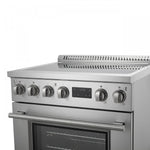Forno Torino Stainless Steel 30" True Convection Induction Range with Air Fry and Air Sous Vide (4.32 Cu. Ft.) - FFSIN0936-30