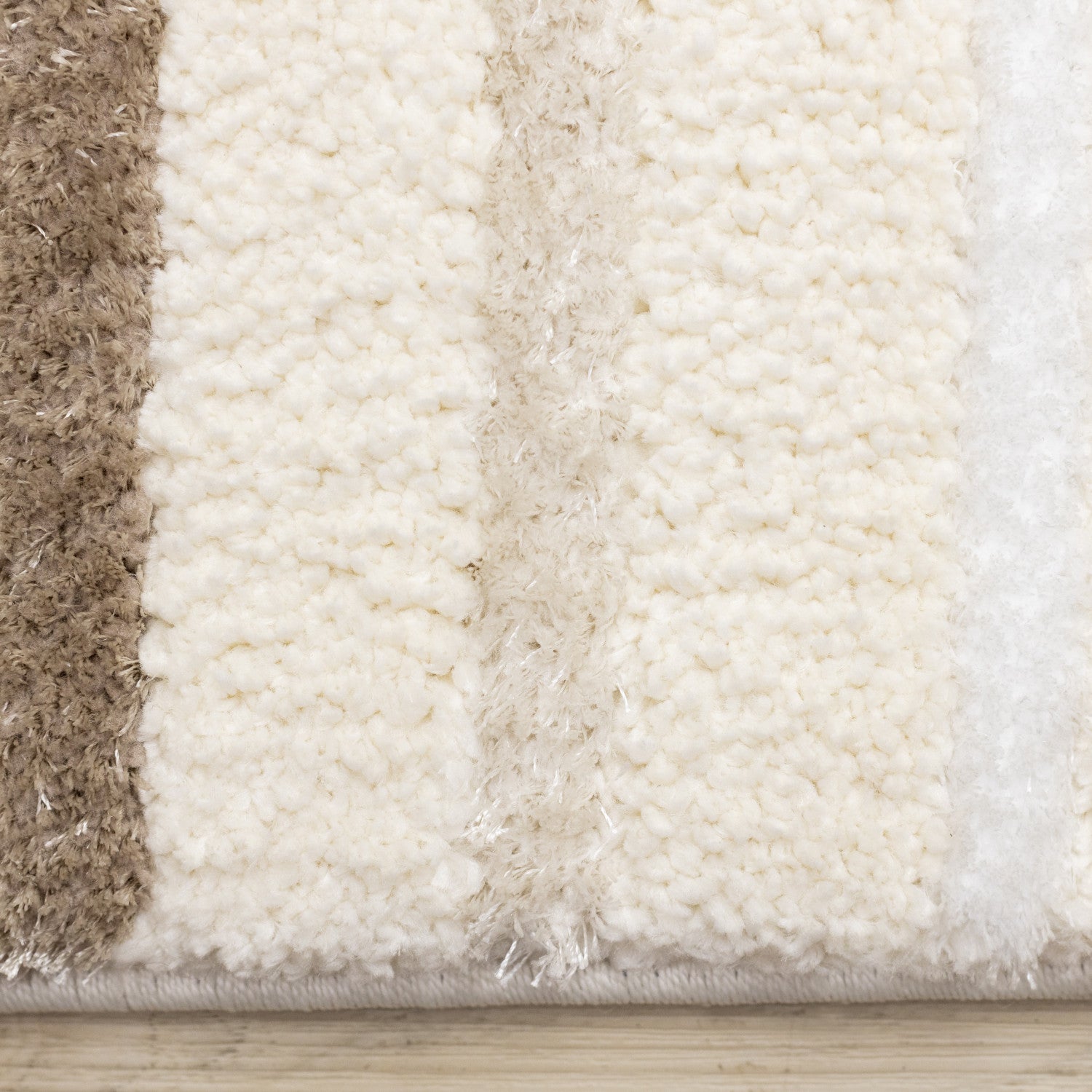 Sasha Soft Modern Lines Area Rug - Cream - 8' X 11'