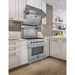 Forno Capriasca 30" Stainless Steel Dual Fuel Range With True Convection (4.32 Cu. Ft.) - FFSGS6187-30