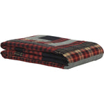 Delco King Quilt - Chilli Pepper/Natural