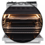 Forno Lazio Stainless Steel Dual Fuel Range With True Convection And Air Fry (4.32 Cu. Ft.) - FFSGS6196-30