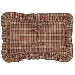 Knightsbridge 14 x 22 Pillow - Natural/Candy Red