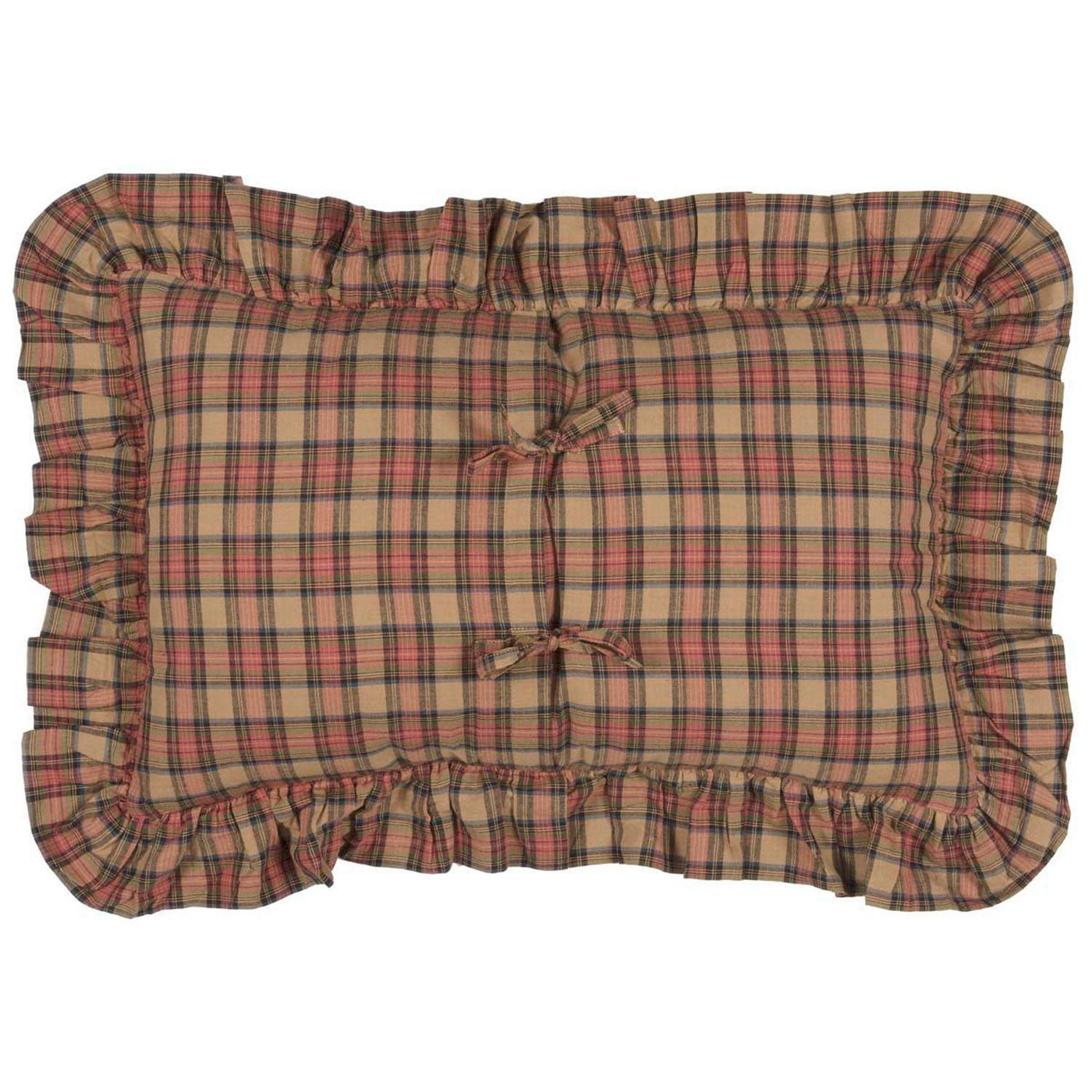 Knightsbridge 14 x 22 Pillow - Natural/Candy Red