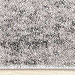 Elise Modern Geometric Area Rug - Grey Black White - 5' X 8'