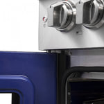 Forno Capriasca 30" Stainless Steel French Door Dual Fuel Range with True Convection (4.32 Cu. Ft.) - FFSGS6387-30