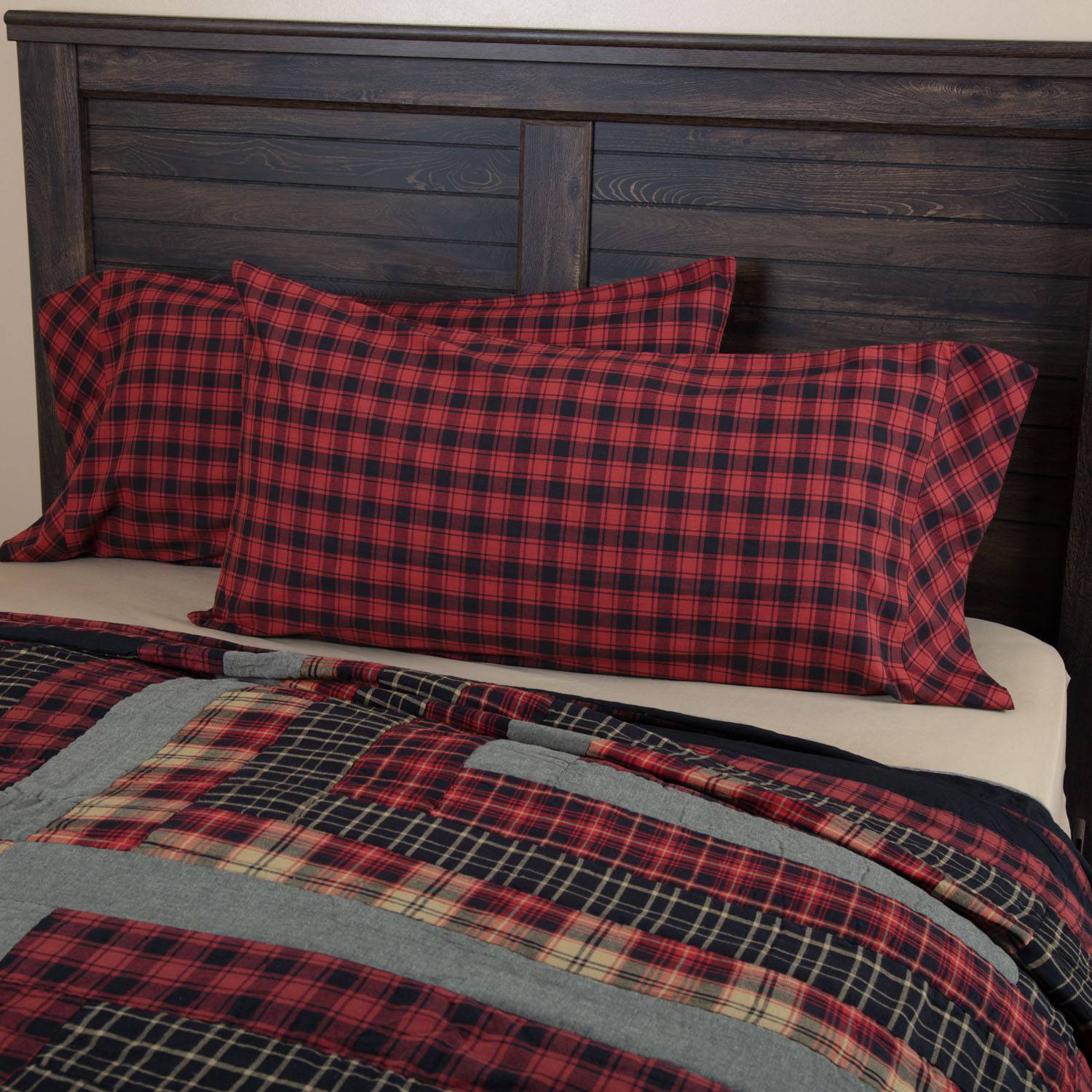 Delco King Pillow Case - Chilli Pepper - Set of 2