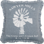 Kiraly Utca III 18 x 18 Pillow - Blue