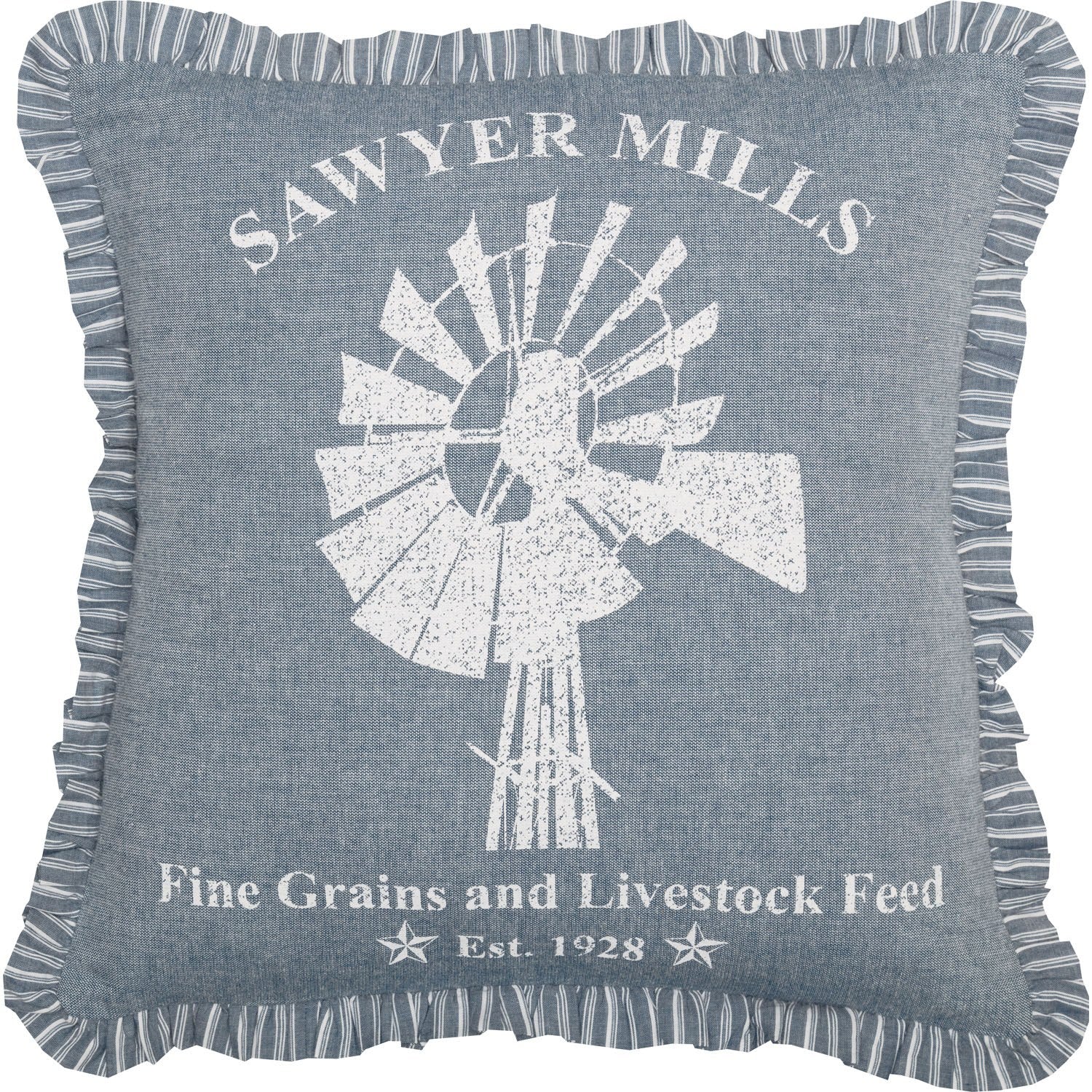 Kiraly Utca III 18 x 18 Pillow - Blue