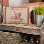 Kiraly Utca IV 14 x 22 Pillow - Red