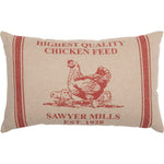 Kiraly Utca IV 14 x 22 Pillow - Red