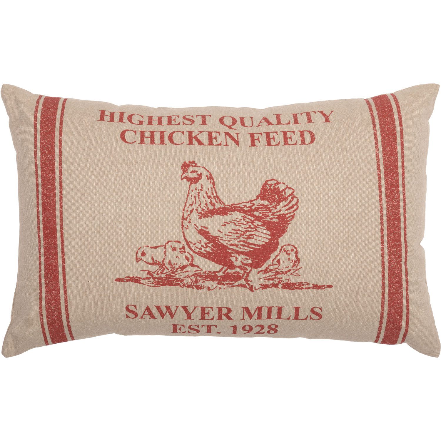 Kiraly Utca IV 14 x 22 Pillow - Red